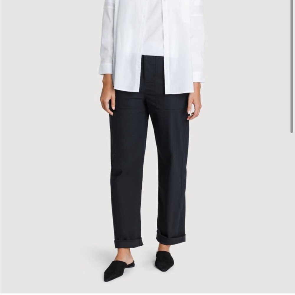 • Kit and Ace • Women’s Navigator Cargo Pants Navy Blue High Rise 4